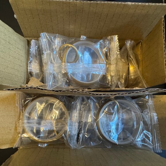 Pottery Barn -Quiet-Glide Double Curtain Round Rings - Picture 4 of 6